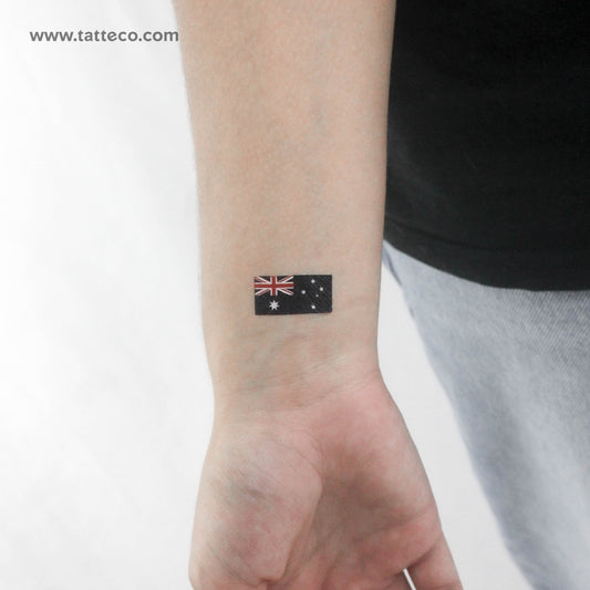 Tatuaje temporal de la bandera de Australia (juego de 3)