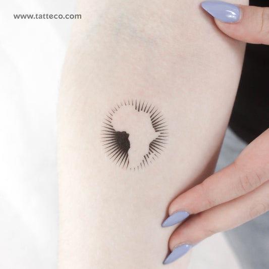 Tatuaje temporal de la Unión Africana - Juego de 3