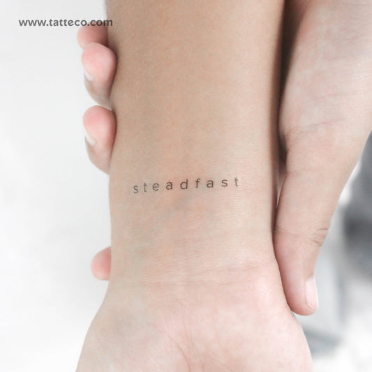 Steadfast Temporary Tattoo - Set of 3