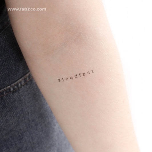 Steadfast Temporary Tattoo - Set of 3