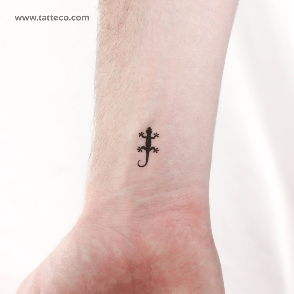Gecko Temporary Tattoo - Set of 3