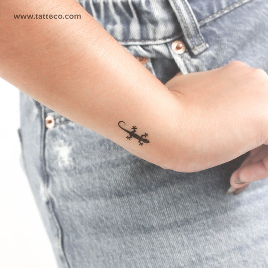 Gecko Temporary Tattoo - Set of 3