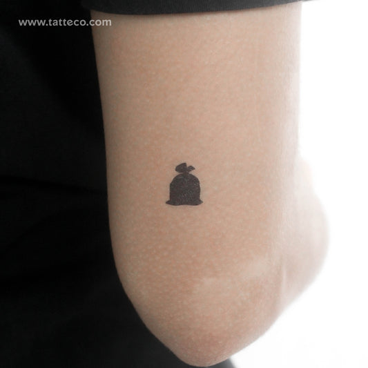 Tatuaje temporal de bolsa de basura (juego de 3)