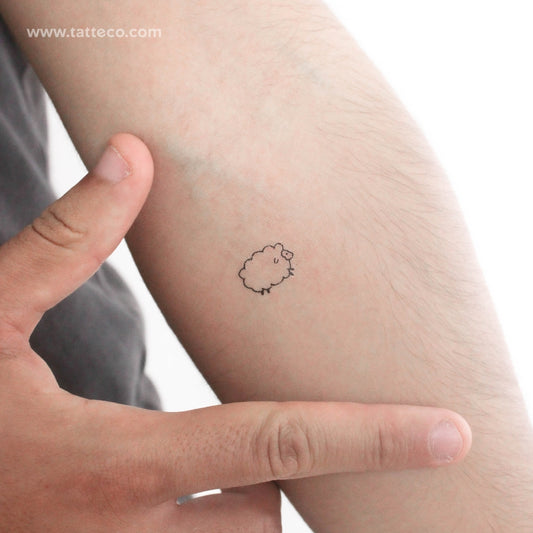 Little Sheep Temporary Tattoo - Set of 3