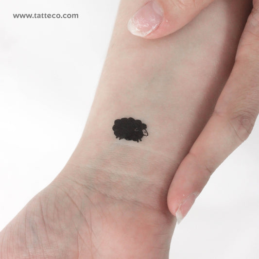 Little Black Sheep Temporary Tattoo - Set of 3