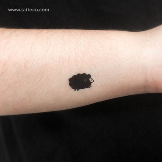 Little Black Sheep Temporary Tattoo - Set of 3