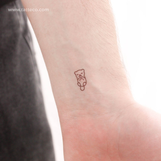 Little Otter Temporary Tattoo - Set of 3