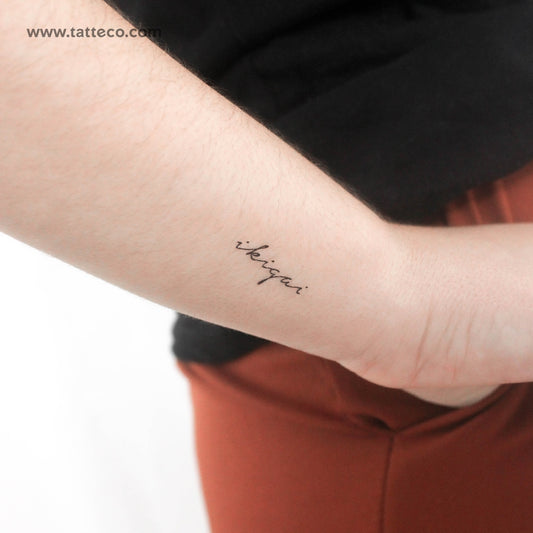 Ikigai Temporary Tattoo - Set of 3
