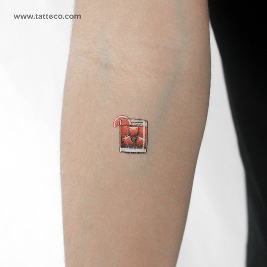 Tatuaje temporal Negroni - Juego de 3
