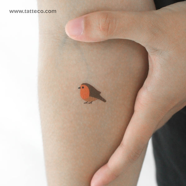 Robin Temporary Tattoo - Set of 3
