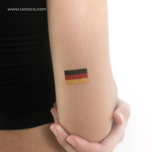 Tatuaje temporal de la bandera de Alemania (juego de 3)