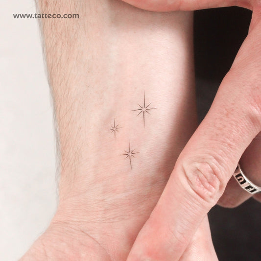 Stardust/Sparkle Temporary Tattoo - Set of 3