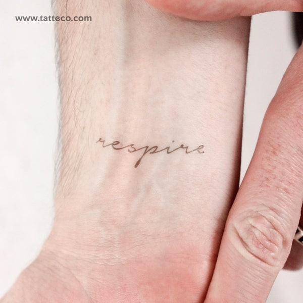 Respire Temporary Tattoo - Set of 3