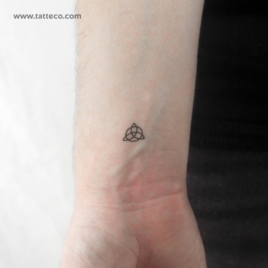 Small Trinity Knot Temporary Tattoo - Set of 3