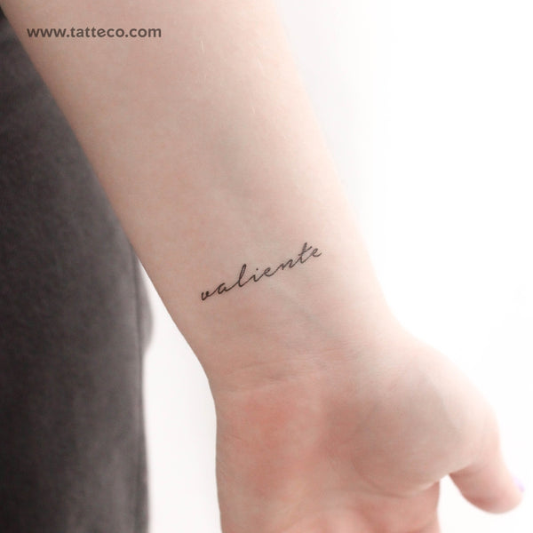 Valiente Temporary Tattoo - Set of 3