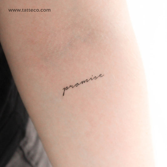 Promise Temporary Tattoo - Set of 3