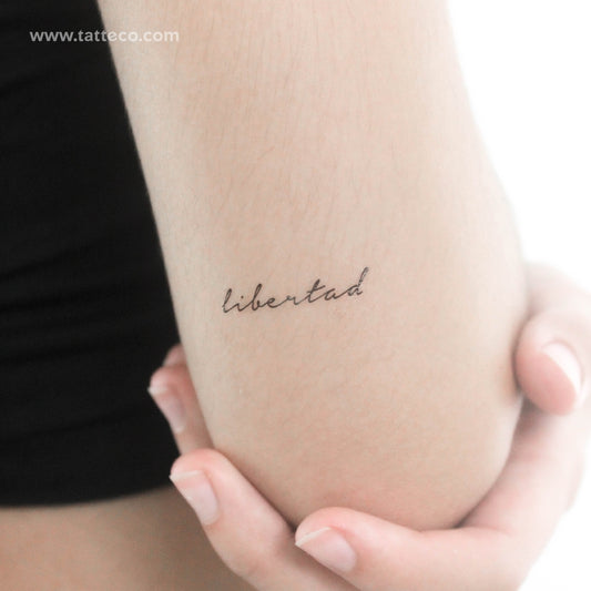 Tatuaje temporal Libertad - Juego de 3
