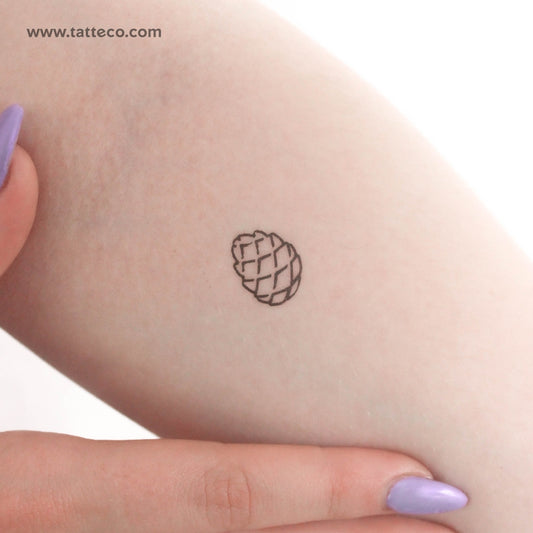 Tatuaje temporal de piña pequeña - Juego de 3