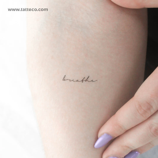 Little Breathe Temporary Tattoo - Set of 3