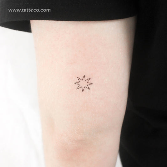Tatuaje temporal de la estrella de Ishtar - Juego de 3