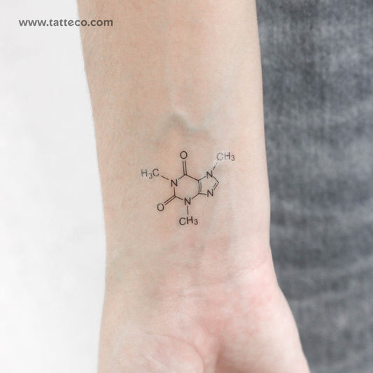 Tatuaje temporal de cafeína - Juego de 3