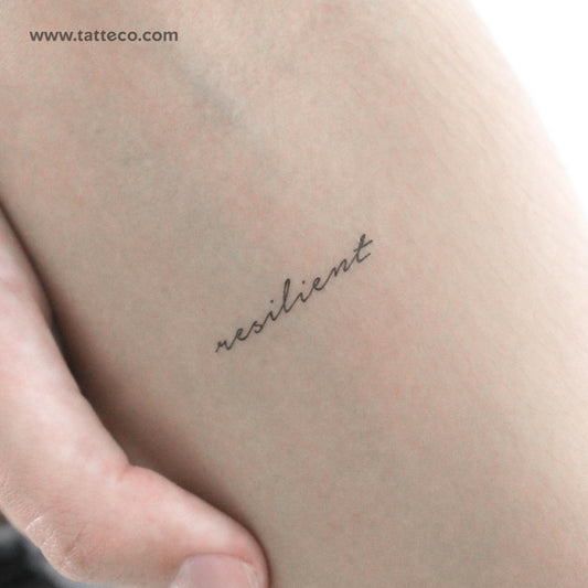 Resilient Temporary Tattoo - Set of 3
