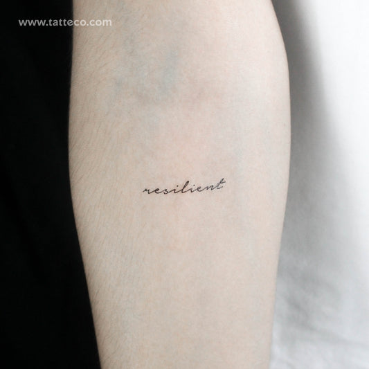 Resilient Temporary Tattoo - Set of 3
