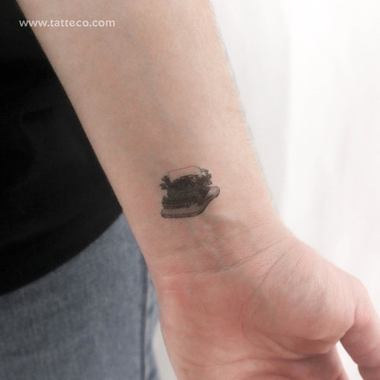 Tatuaje temporal de máquina de escribir - Juego de 3