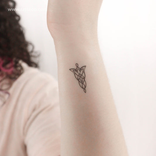 Tatuaje temporal de estrella de la tarde - Juego de 3
