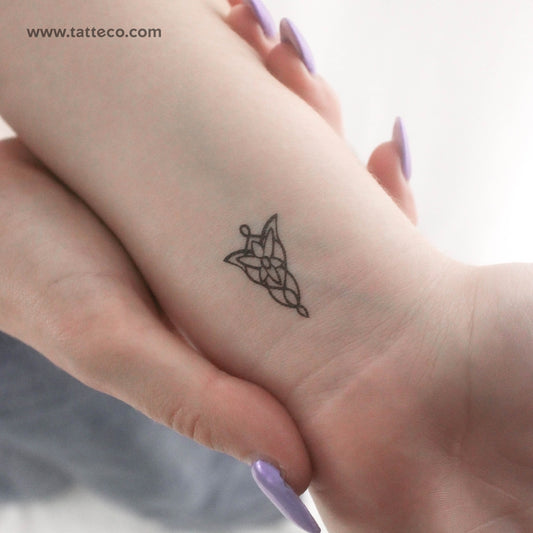Tatuaje temporal de estrella de la tarde - Juego de 3