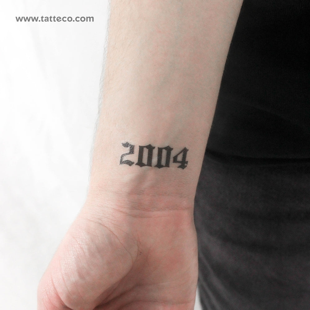 Tatuaje temporal gótico 2004 - Juego de 3