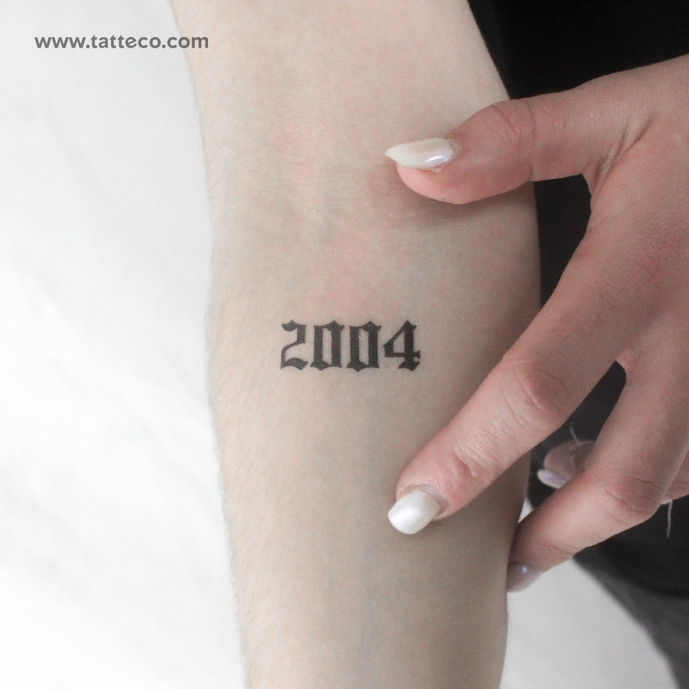 Tatuaje temporal gótico 2004 - Juego de 3