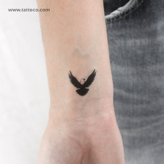 American Bald Eagle Temporary Tattoo - Set of 3