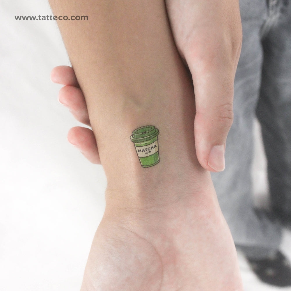 Takeaway Matcha Temporary Tattoo - Set of 3