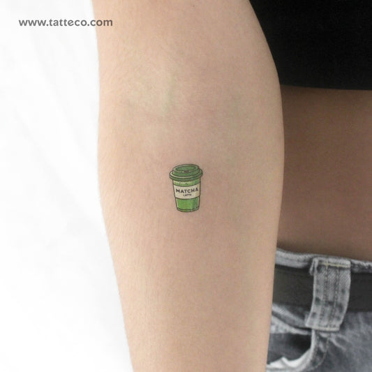 Takeaway Matcha Temporary Tattoo - Set of 3
