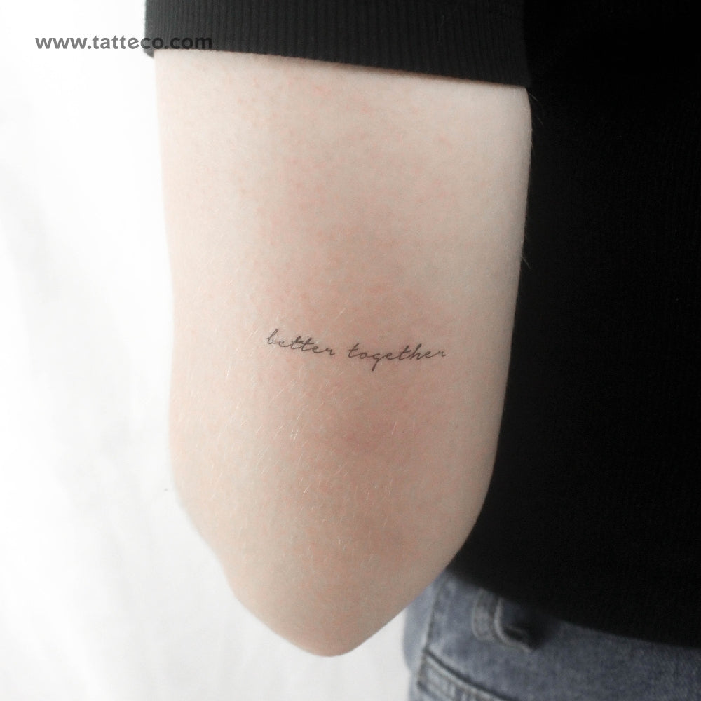 Better Together Temporary Tattoo - Set of 3