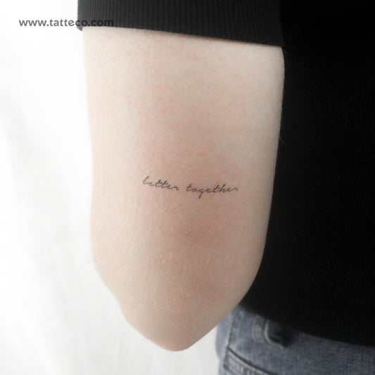 Better Together Temporary Tattoo - Set of 3