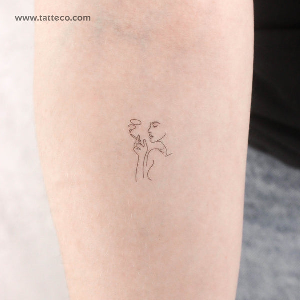 Smoker Temporary Tattoo - Set of 3