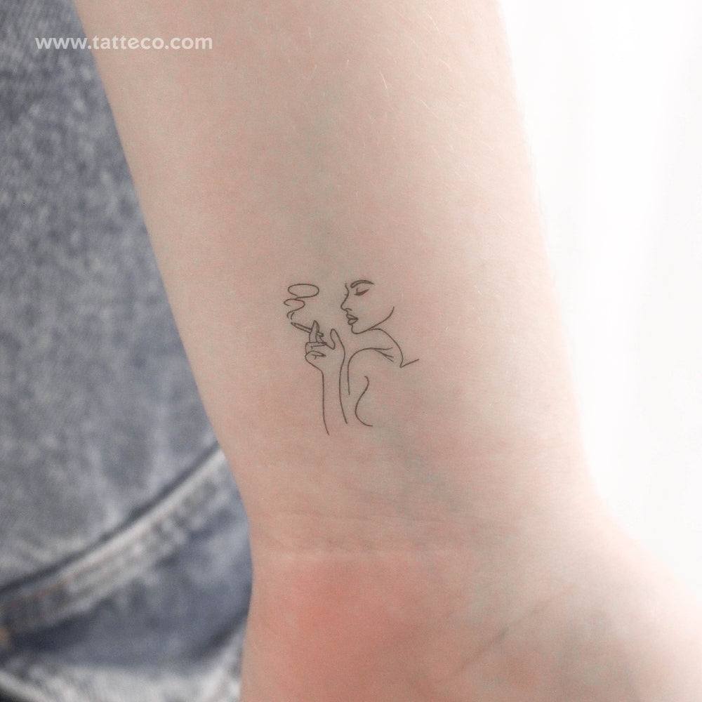 Smoker Temporary Tattoo - Set of 3