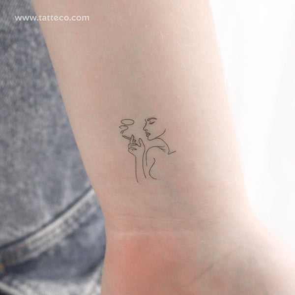 Smoker Temporary Tattoo - Set of 3