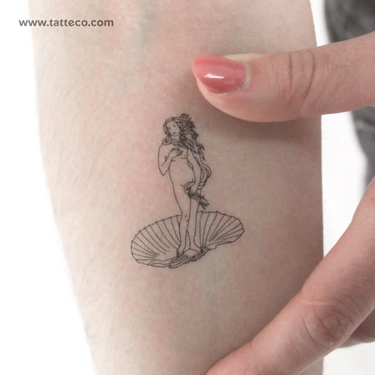 Tatuaje temporal de Venus de Botticelli (juego de 3)