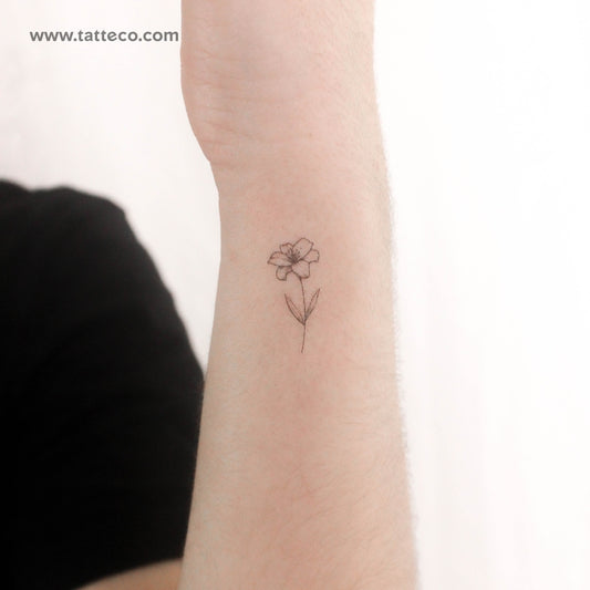 Tatuaje temporal de lirio - Juego de 3