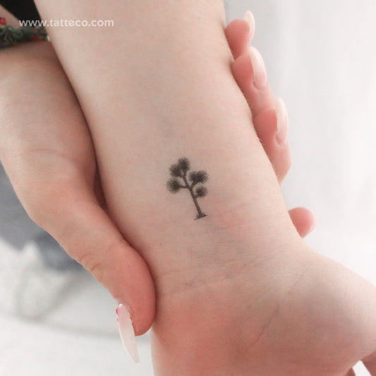 Tatuaje temporal pequeño de árbol de Josué (juego de 3)