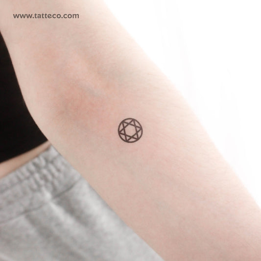 Tatuaje temporal del Sello de Salomón - Juego de 3
