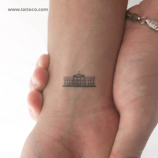 Tatuaje temporal de la Casa Blanca - Juego de 3
