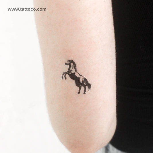 Tatuaje temporal de caballo de pie - Juego de 3