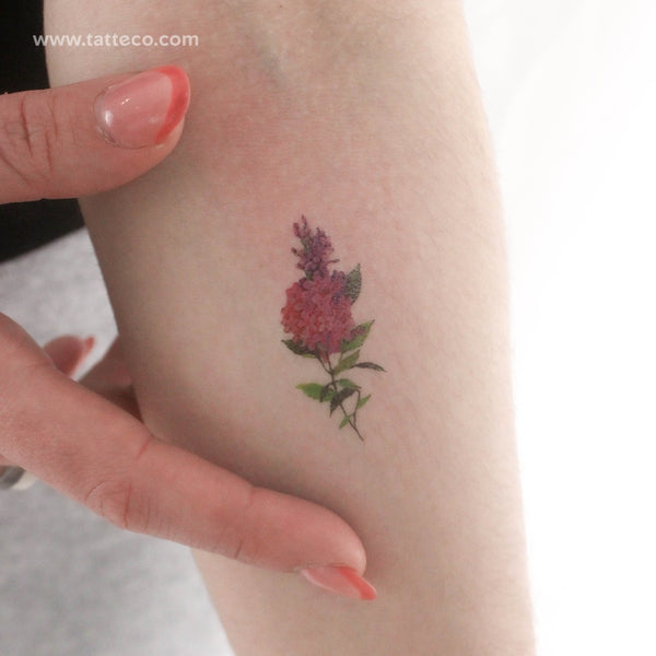 Lilac Temporary Tattoo - Set of 3