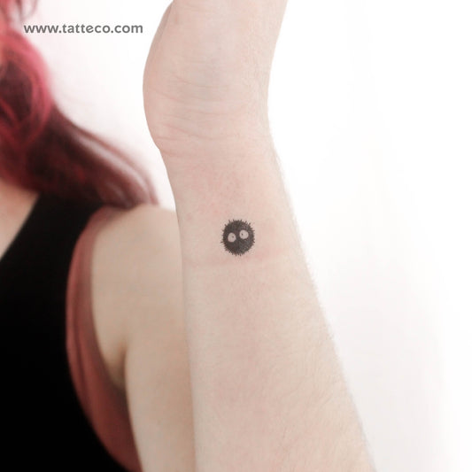 Tatuaje temporal de duendecillo de hollín - Juego de 3