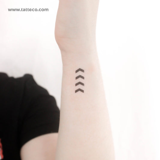 Tatuaje temporal en homenaje a las Cuatro Flechas de Liam Payne (juego de 3)