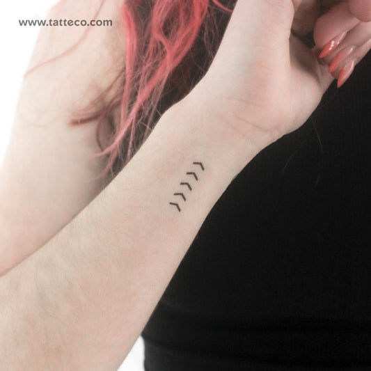Tatuaje temporal minimalista en homenaje a Liam Payne (juego de 3)